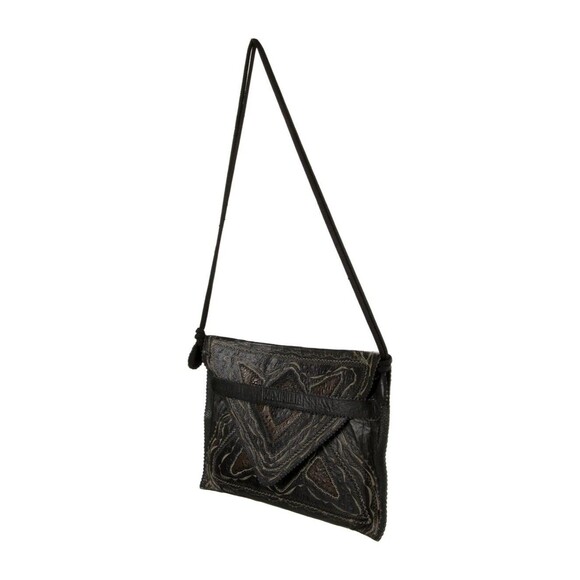 Maximilian Leather Shoulder Bag Brown Luxury Handbag Large Clutch - Picture 3 of 5